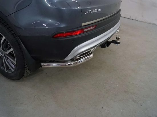Фаркоп ТСС оцинкованный под американский квадрат для Geely Atlas Pro 2021-2022. Артикул TCU00299N