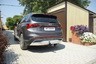 Фаркоп PT Group под американский квадрат для Hyundai Santa Fe IV рестайлинг 2020-2022. Артикул HSF-21-991101.22