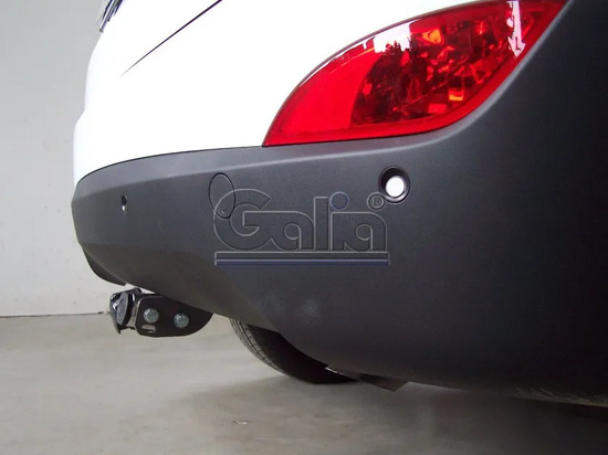 Фаркоп Galia оцинкованный для Hyundai ix35 2010-2015. Быстросъемный крюк. Артикул H083C