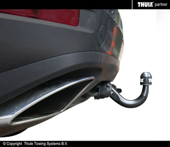 Фаркоп Brink (Thule) для Volkswagen Touareg II (без зап.колеса) 2010-2017. Быстросъемный крюк. Артикул 469100