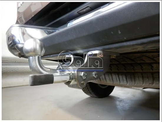 Фаркоп Galia оцинкованный для Volkswagen Amarok 2010-2022. Быстросъемный крюк. Артикул V076C