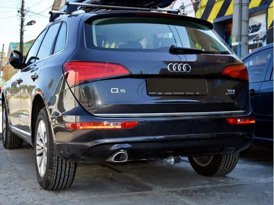 Фаркоп Galia оцинкованный для Audi Q5 2008-2012. Быстросъемный крюк. Артикул A046C