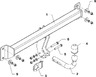 Фаркоп Auto-Hak для BMW X3 E83 2004-2010. Артикул B 13