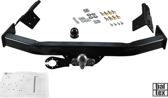 Фаркоп Baltex для Toyota Land Cruiser Prado 150 (искл. TRJ150L-GKPEK двиг. 2TR-FE) 2009-2022. Фланцевое крепление. Артикул Y13