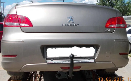 Фаркоп Трейлер для Peugeot 408 седан 2012-2022. Артикул 9520