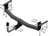 Фаркоп Мотодор для Nissan X-Trail T32 2015-2022. Артикул 91412-A