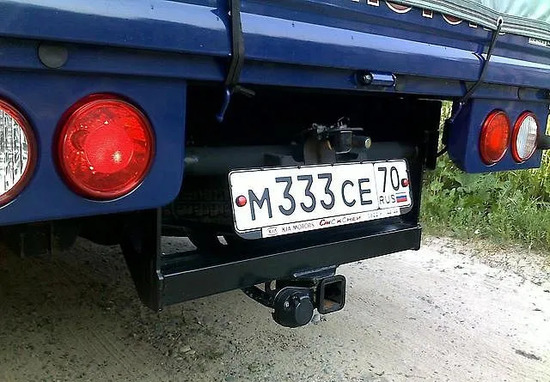 Фаркоп Baltex для Kia Bongo III 2006-2022. Быстросъемный крюк. Артикул 11225932