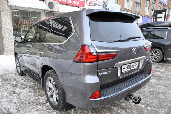 Фаркоп Brink (Thule) для Lexus LX 450d 2015-2022. Быстросъемный крюк. Артикул 424700