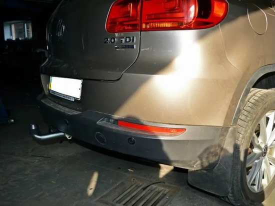 Фаркоп Galia оцинкованный для Volkswagen Tiguan I 2007-2016. Артикул V069A