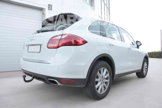 Фаркоп Aragon (быстросъемный крюк, вертикальное крепление) для Volkswagen Touareg II 4x4 2010-2017.. Артикул E6710AV