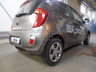 Фаркоп Galia оцинкованный для Kia Picanto II 2011-2017. Быстросъемный крюк. Артикул K036C