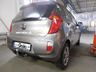 Фаркоп Galia оцинкованный для Kia Picanto II 2011-2017. Быстросъемный крюк. Артикул K036C