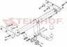Фаркоп Steinhof для Volvo XC70 II 2007-2016. Артикул V-294