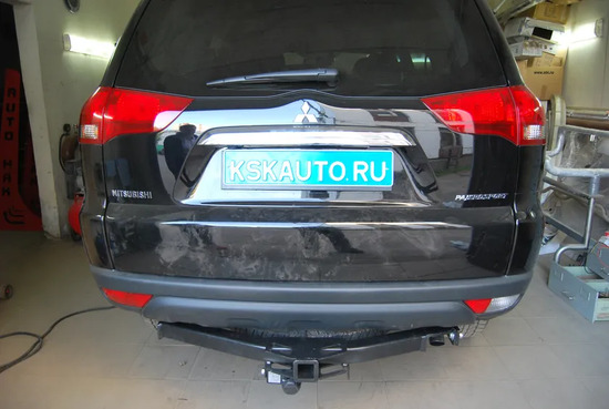 Фаркоп Imiola для Mitsubishi Pajero Sport III до рестайлинга 2016-2020. Быстросъемный крюк. Артикул Y.031
