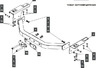 Фаркоп Baltex для Toyota Land Cruiser Prado 150 Black Onyx 2020-2022 с накладкой из нержавеющей стали. Фланцевое крепление. Артикул 249465