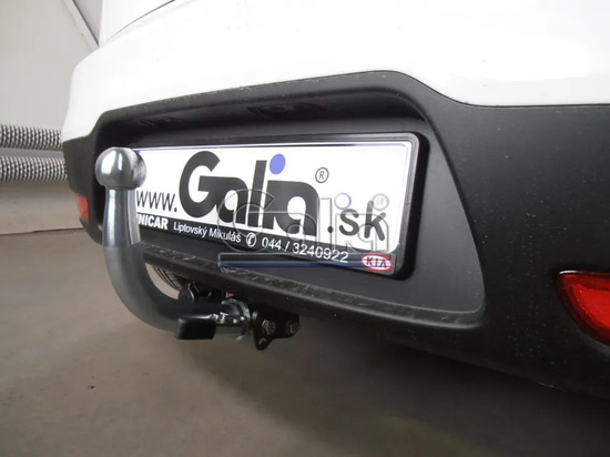 Фаркоп Galia оцинкованный для Kia Rio III хэтчбек 2011-2017. Быстросъемный крюк. Артикул K037C