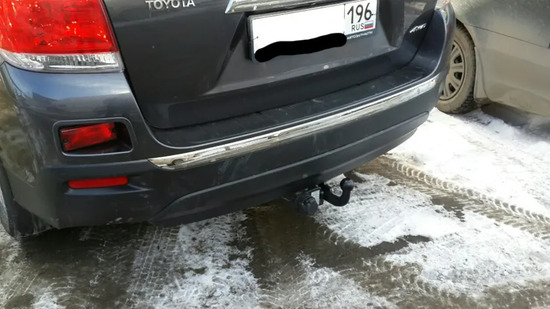 Фаркоп Imiola для Toyota Highlander II 2010-2013. Артикул T.050