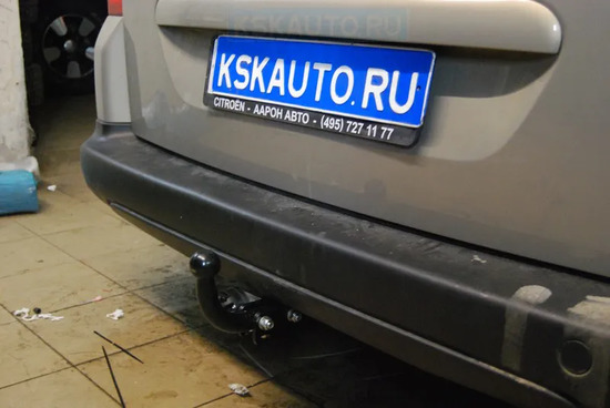 Фаркоп Лидер-Плюс для Citroen Berlingo II B9 короткая база 2008-2019. Артикул C302-A