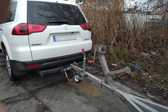 Фаркоп Imiola для Mitsubishi Pajero Sport II 2008-2016. Фланцевое крепление. Артикул Y.027