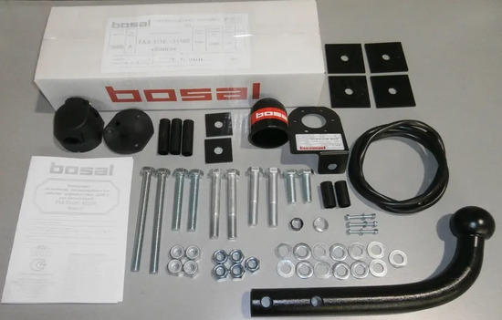 Фаркоп Oris (ранее Bosal) для ГАЗ Volga 3110, 31105 седан 1997-2009 (двигатель Chrysler). Артикул 3806-A