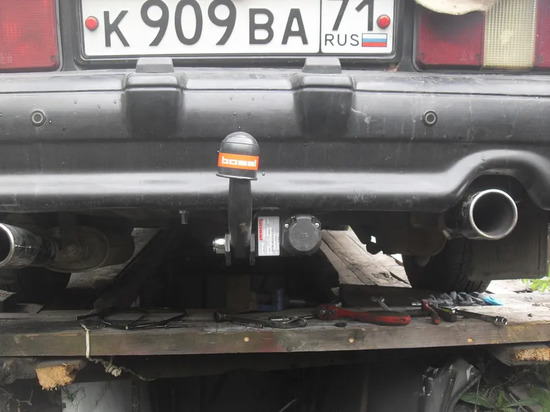 Фаркоп Oris (ранее Bosal) для ГАЗ Volga 3110, 31105 седан 1997-2009 (двигатель Chrysler). Артикул 3806-A