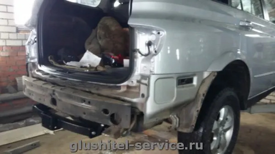 Фаркоп Лидер-Плюс для SsangYong Kyron 2007-2015. Фланцевое крепление. Артикул S205-FC