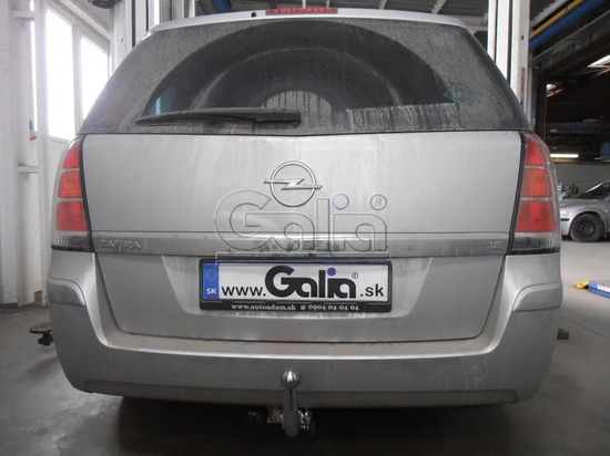 Фаркоп Galia оцинкованный для Opel Zafira B 2005-2012. Быстросъемный крюк. Артикул O052C
