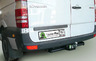 Фаркоп Лидер-Плюс для Mercedes-Benz Sprinter W906 (Европа) фургон без подножки 2006-2018. Фланцевое крепление. Артикул M207-F