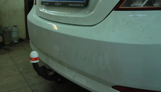 Фаркоп Трейлер для Hyundai Solaris I до рестайлинга седан 2011-2014. Артикул 7241