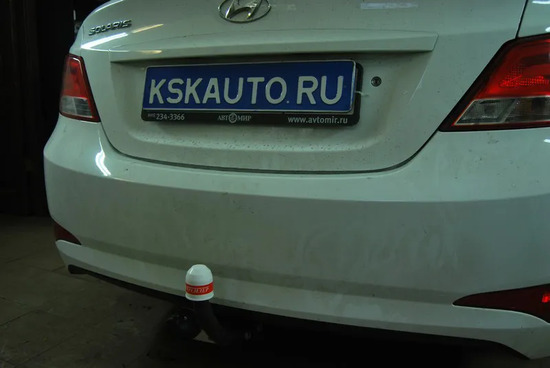 Фаркоп Трейлер для Hyundai Solaris I до рестайлинга седан 2011-2014. Артикул 7241
