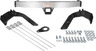 Балка фаркопа Baltex для Toyota Land Cruiser Prado 150 2009-2022 под квадрат 50х50 с нержавеющей накладкой. Артикул 249455
