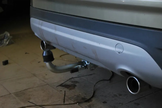 Фаркоп Galia оцинкованный для Ford Kuga I 2008-2012. Быстросъемный крюк. Артикул F113C