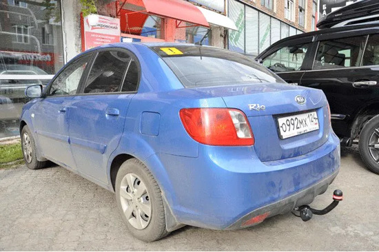 Фаркоп Oris (ранее Bosal) для Kia Rio II седан 2009-2010. Артикул 6743-A