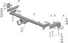 Фаркоп AvtoS для Lexus RX 300 I 1998-2003. Артикул LX 01