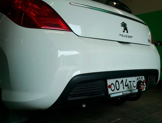 Фаркоп AvtoS для Peugeot 308 I хетчбек 3/5 дверей 2008-2013. Артикул PE 02