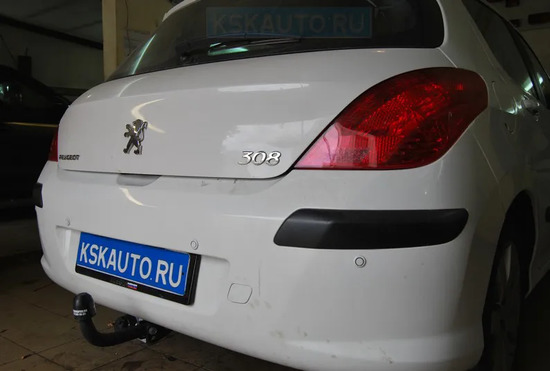 Фаркоп AvtoS для Peugeot 308 I хетчбек 3/5 дверей 2008-2013. Артикул PE 02
