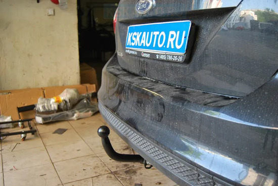 Фаркоп Лидер-Плюс для Ford Focus ll хэтчбек 2004-2011. Артикул F101-A