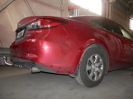 Фаркоп Galia оцинкованный для Mazda 6 III 2012-2022. Быстросъемный крюк. Артикул M140C