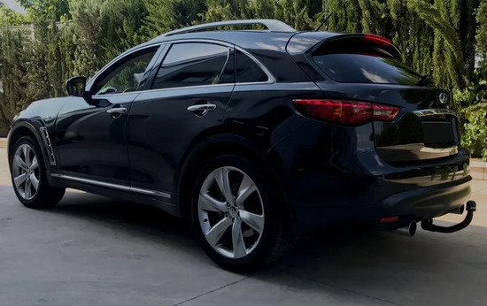 Фаркоп Aragon (быстросъемный крюк, вертикальное крепление) для Infiniti FX 30/37/50 2011-2013. Артикул E2200AV