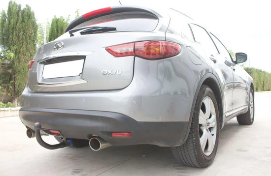 Фаркоп Aragon (быстросъемный крюк, вертикальное крепление) для Infiniti FX 30/37/50 2011-2013. Артикул E2200AV