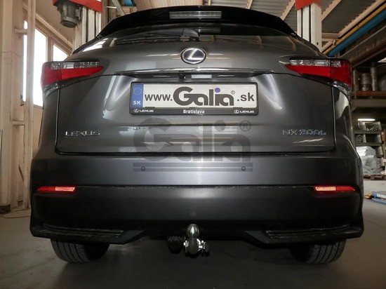 Фаркоп Galia оцинкованный для Lexus NX 300/300H 2014-2022. Быстросъемный крюк. Артикул L027C