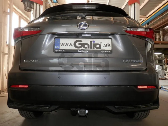Фаркоп Galia оцинкованный для Lexus NX 300/300H 2014-2022. Быстросъемный крюк. Артикул L027C