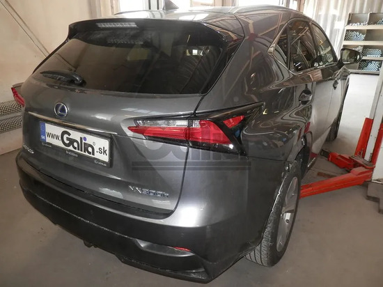 Фаркоп Galia оцинкованный для Lexus NX 300/300H 2014-2022. Быстросъемный крюк. Артикул L027C