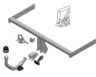 Фаркоп Brink (Thule) для Volkswagen Polo V хэтчбек (Blue Motion, GTI) 2009-2020. Быстросъемный крюк. Артикул 532000