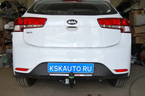 Фаркоп Лидер-Плюс для Kia Rio III хэтчбек 2011-2017. Артикул H219-A