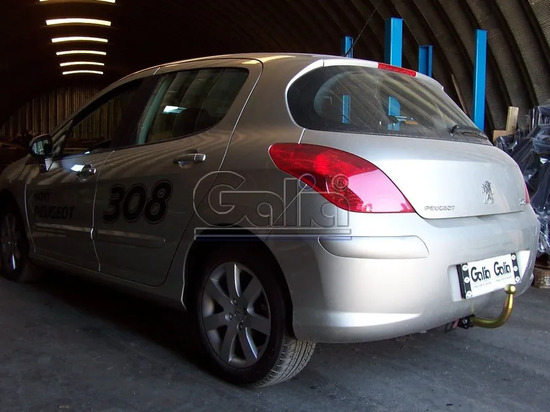 Фаркоп Galia оцинкованный для Peugeot 308 I хэтчбек 5-дв. 2007-2012. Артикул C038A