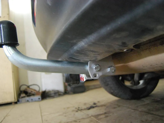 Фаркоп Galia оцинкованный для Nissan Qashqai+2 2008-2013. Артикул N054A