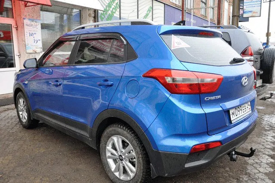 Фаркоп Лидер-Плюс для Hyundai Creta 2016-2021. Артикул H227-A