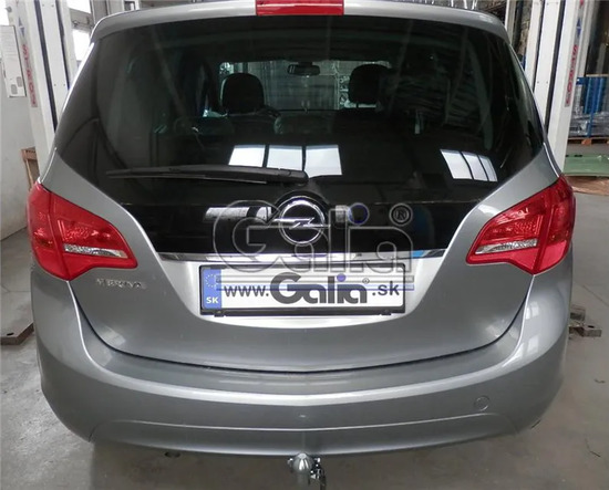 Фаркоп Galia оцинкованный для Opel Meriva B 2010-2018. Быстросъемный крюк. Артикул O064C