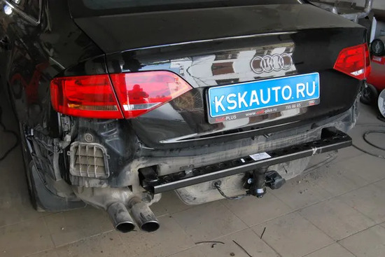 Фаркоп Westfalia для Audi S5 седан, универсал (вкл. S-Line, Quattro Sport / искл. RS) 2007-2016. Быстросъемный крюк. Артикул 305445600001